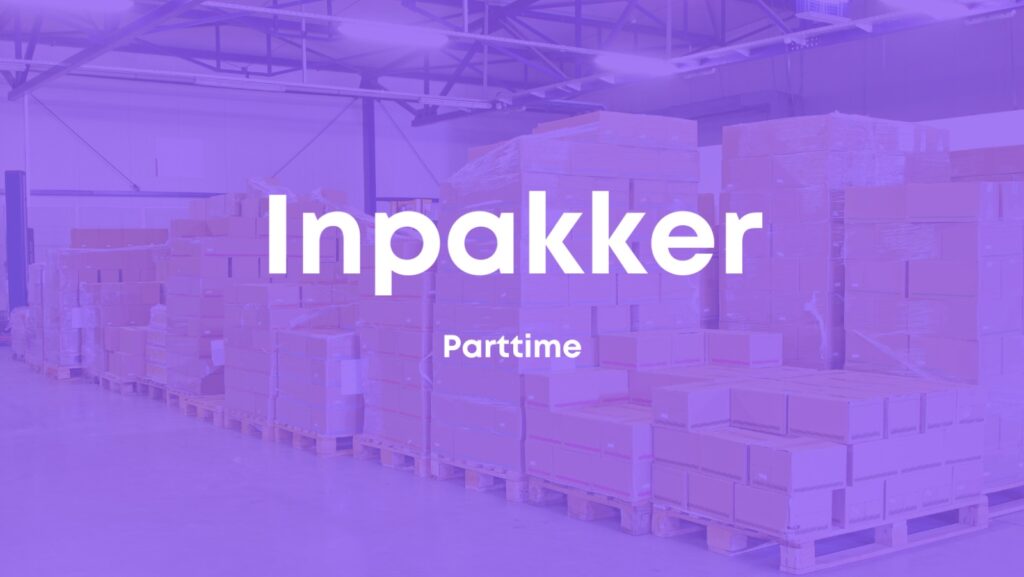 Inpakker parttime: dozen in een magazijn